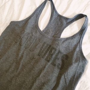 Gray Old Navy Athletic Tank Top